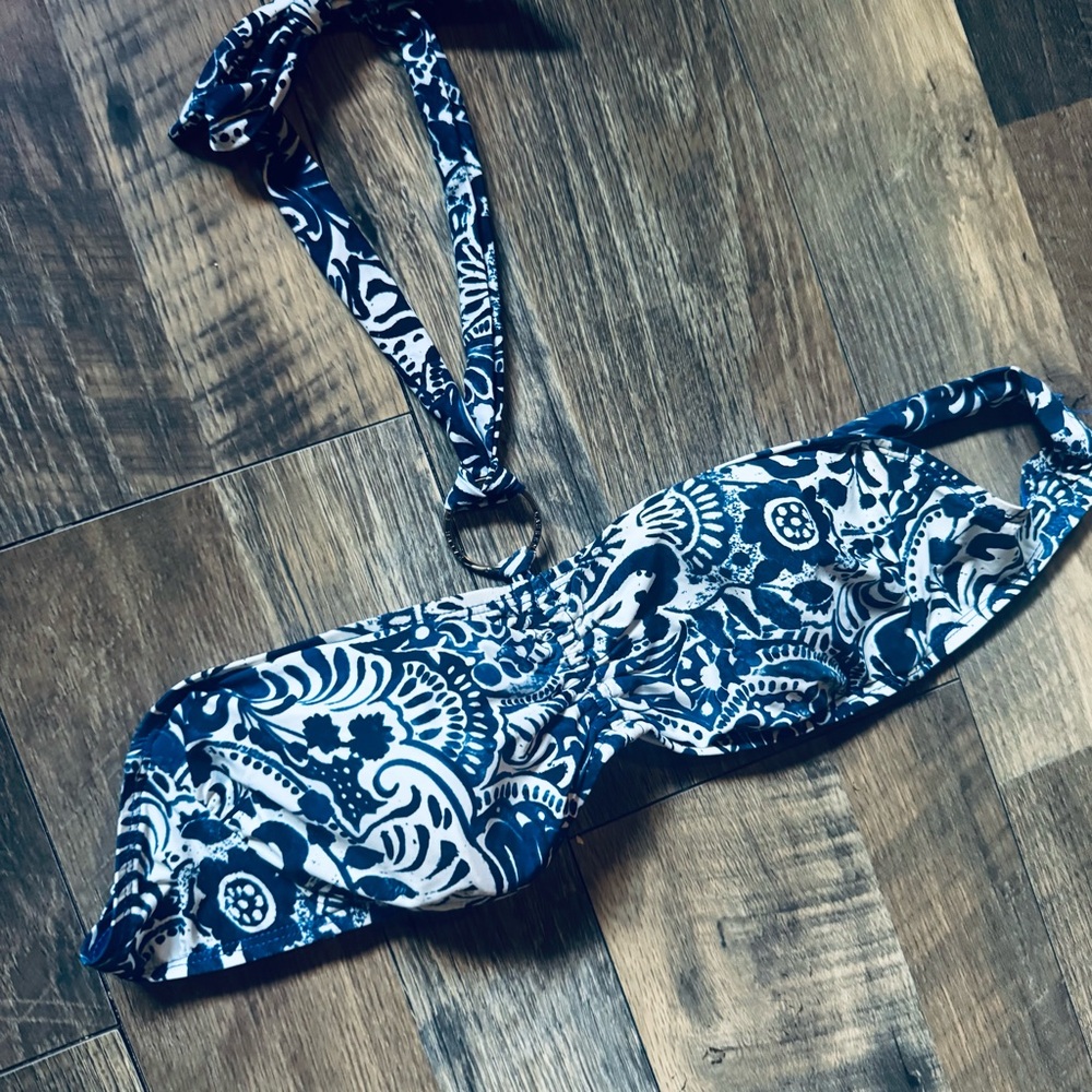 Lauren Ralph Lauren Navy and White Bikini - Picture 2 of 7